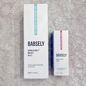 Brand New Anti Acne Glycolic Acid Toner & Exfoliating Facial Peel Serum Set